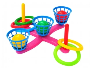 SERSO gra zręcznościowa ringo koszyki z piłeczkami